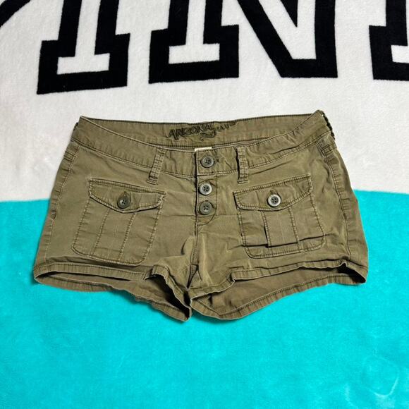 Y2K Arizona Jeans Low Rise Micro Shorts - Picture 1 of 4